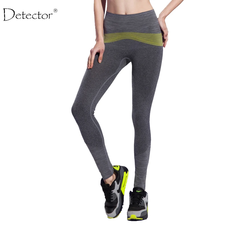 Детектор Для женщин Йога эластичные брюки с высокой посадкой быстросохнущая