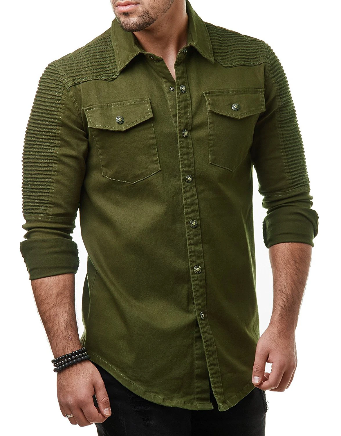 Бренд 2018 г. модные мужские рубашки с длинными рукавами моющиеся ковбойская