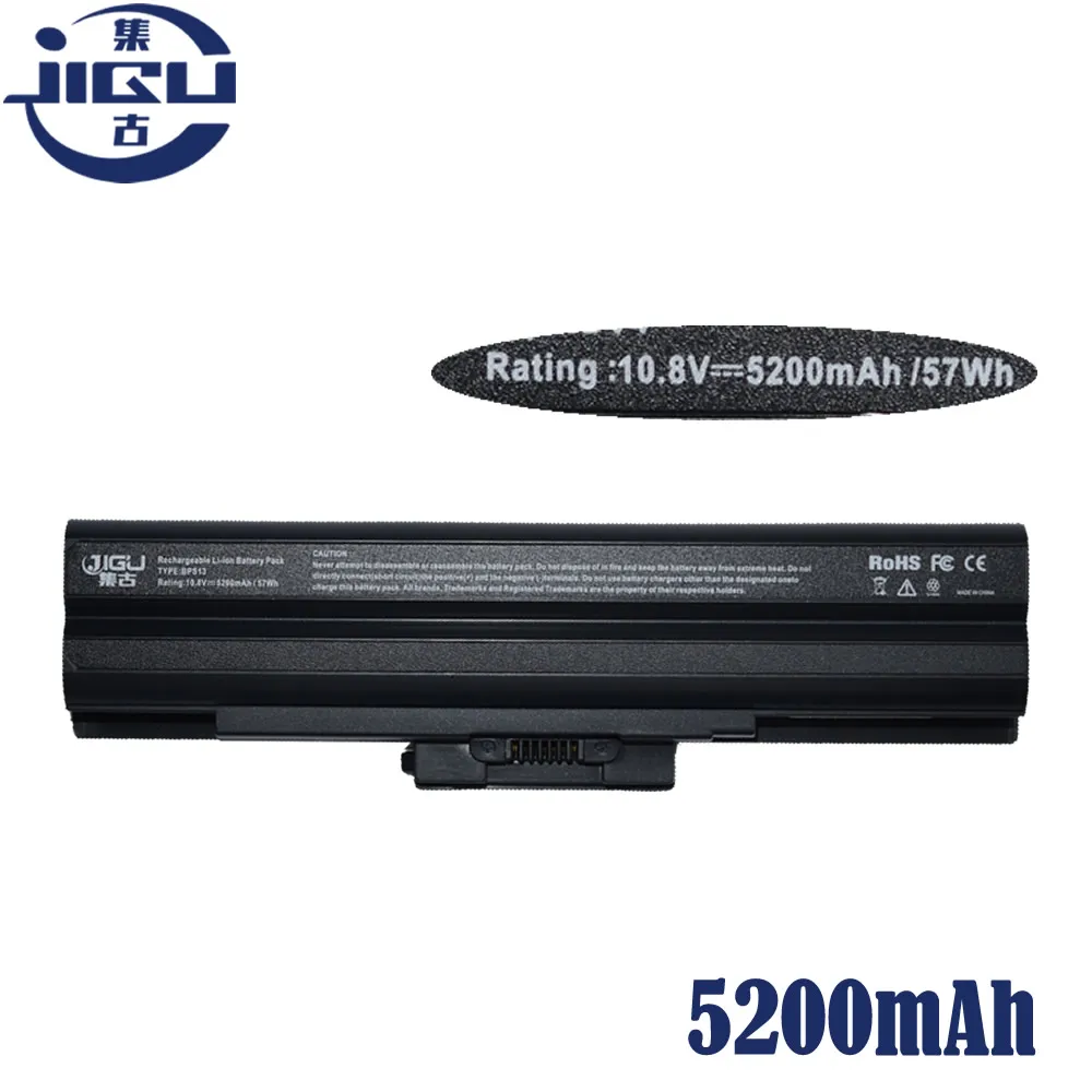 JIGU без CD VGP BPS13 Аккумулятор для ноутбука Sony ForVAIO VGN CS190JTP CS190JTQ CS190JTR/P CS21S CS220DQ|laptop battery