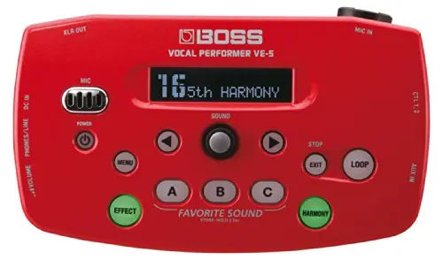 Boss by Roland VE-5 процессор эффектов вокала(красный