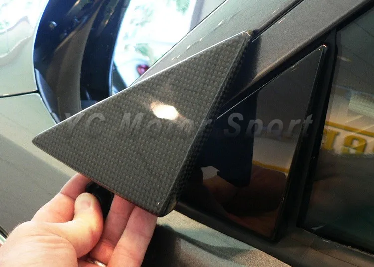 

Car Accessories Dry Carbon Fiber Outer Door Mirror Triangle Panel Fit For 2010-2014 F458 Italia Coupe & Spider Sticker