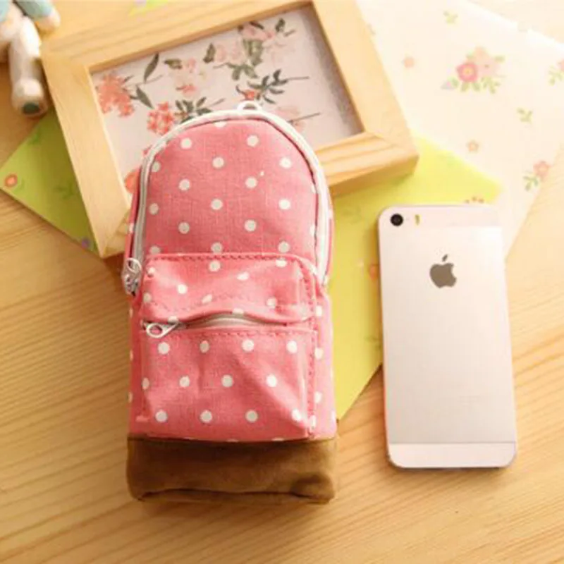 Корейский креативный мини рюкзак сумка карандаш многофункциональный