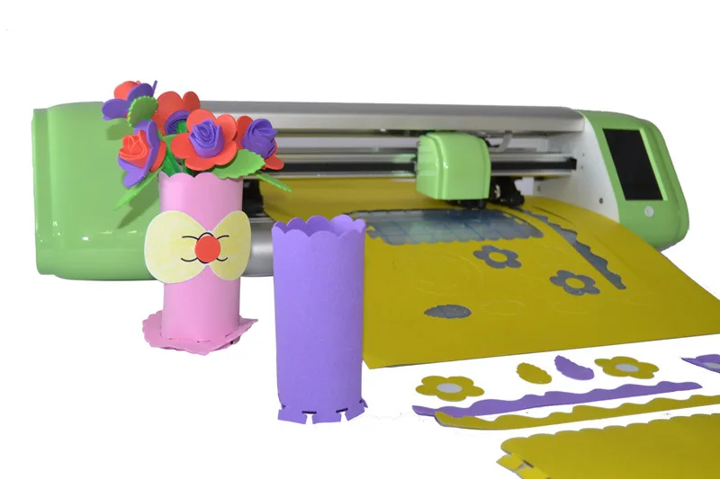 15 дюймов Смарт режущий плоттер установлены камеры + wifi Бесплатные Флекси