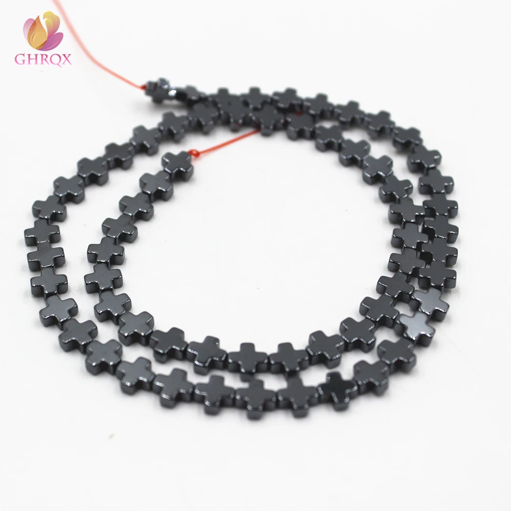 Крест гематит Свободный разделитель бусы из камней 4 мм/6 мм/8 мм подходит для