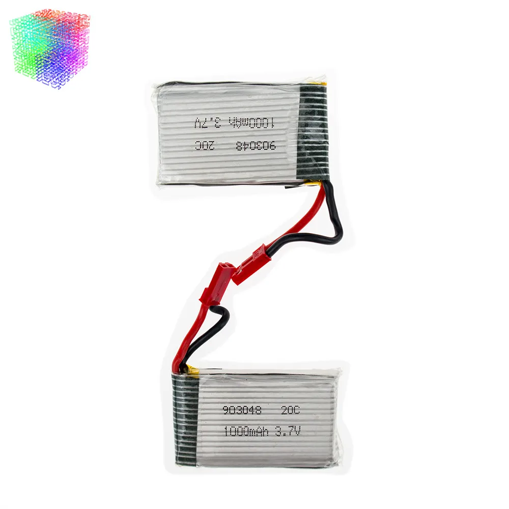 JJRC H11C lipo 3 7 v 1000 mah литий ионная аккумуляторная батарея аккумуляторы JST 6 шт. и