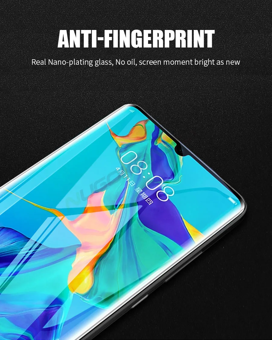 УФ жидкое 3D изогнутое полное клеевое закаленное стекло для HUAWEI P30 P20 Lite Pro защита экрана полное покрытие для mate 20 Lite Pro