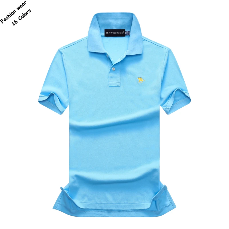 New 2018 Summer mens short sleeve small horse polos shirts casual solid color lapel fashion clothing tops | Мужская одежда