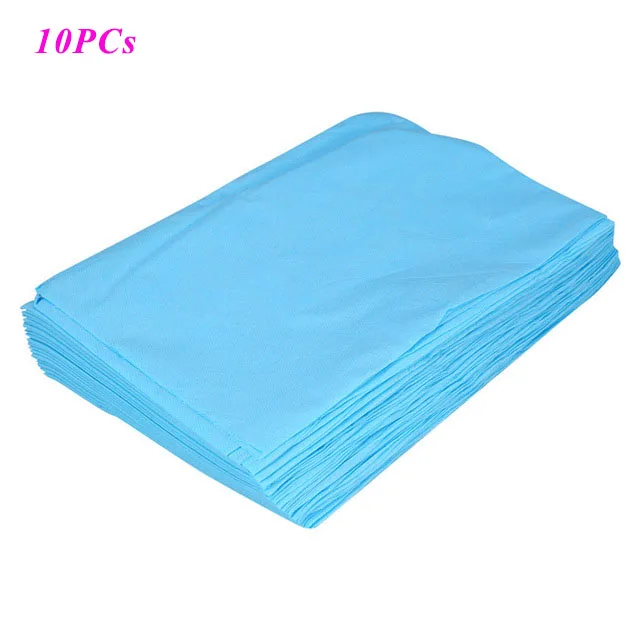 10PCs Blue 10 шт./20 шт./50 шт. 175x75 см одноразовые спа массажные простыни водонепроницаемые простыни Массажная кушетка для салона красоты листовое покрытие для стола - Цвет: 10PCs Blue