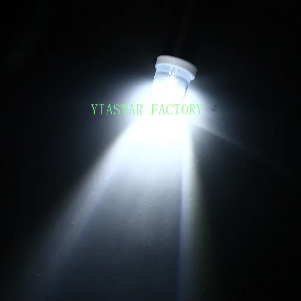 Yiastar 1000 шт. Ba9s 1895 57 T4W 182 1445 1 светодиодный Белый купол инструмент интерьер