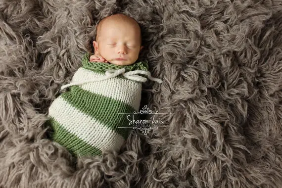

Baby photo props,handmade plain pattern sleeping sack for newborn photo props