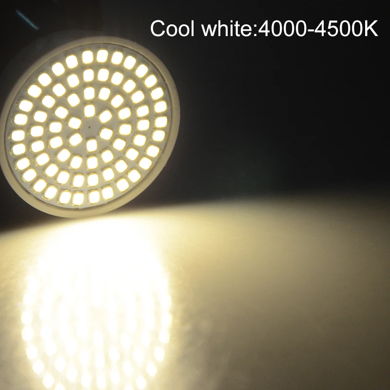 DC12V/AC220V светодиодный прожектор MR16 8 Вт 6 4 лампа 36 светодиодов 54Led 72Led высокая