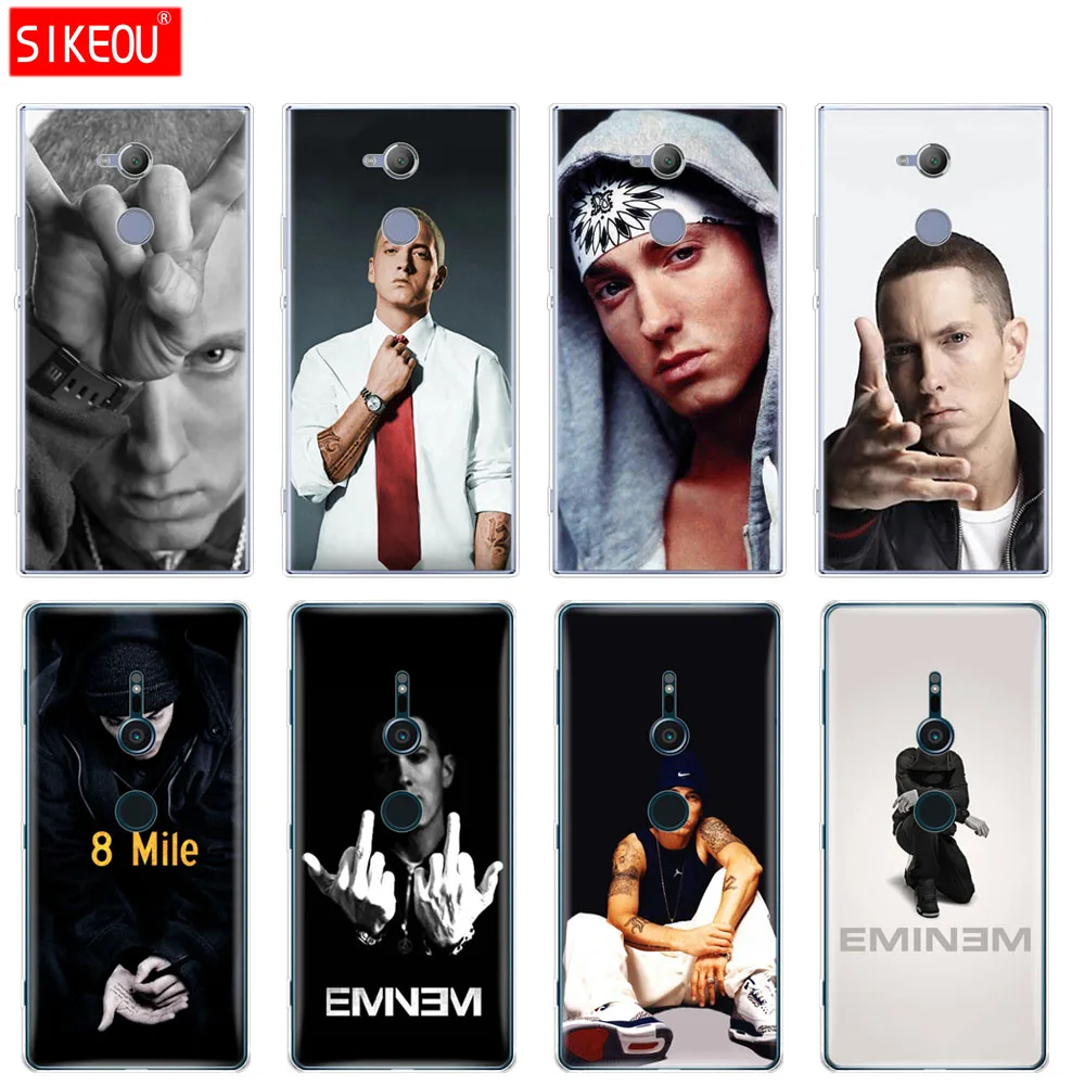Силиконовый чехол для телефона sony xperia XA1 XA2 ULTRA PLUS L1 L2 XZ1 XZ2 compact XZ PREMIUM хип хоп Rapper Eminem