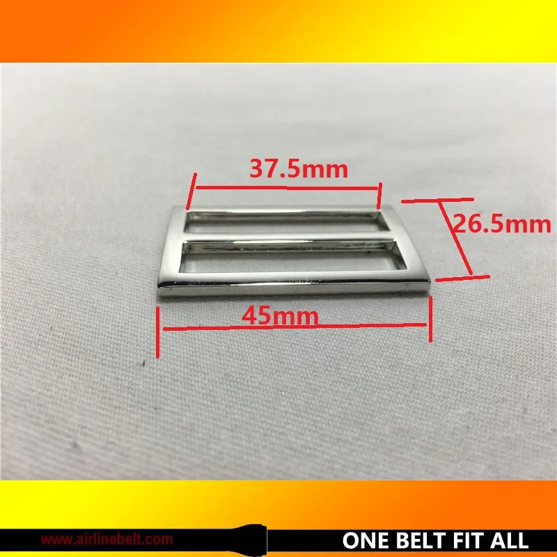 Нержавеющий 38 мм ширина лямки ремня Металлические бегунок безопасное сидение