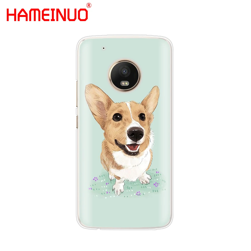 HAMEINUO милый чехол для телефона с изображением собаки и кота Motorola Moto X4 C G6 G5 G5S G4 Z2 Z3