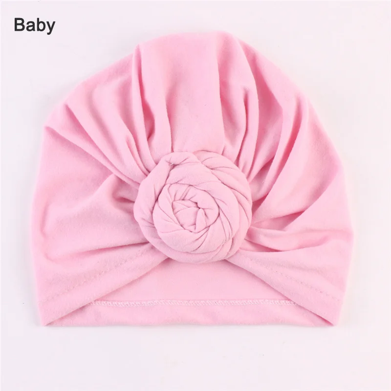 Baby Pink Комплект из 2 предметов, одинаковая шапка для всей семьи, для мамы и ребенка, спортивная шапка-тюрбан для йоги, Bebe Mommy, осенне-зимние шапки Gorros Para Beanies, реквизит для фотосессии - Цвет: Baby Pink