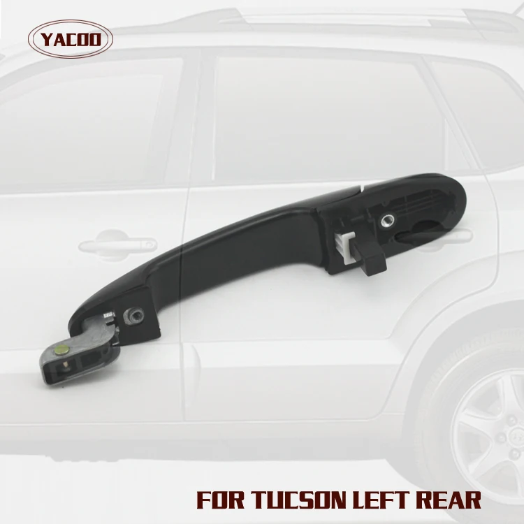 1 шт. задняя левая наружная дверная ручка для HYUNDAI TUCSON 2005 2009 2006 2007 2008 черный|door