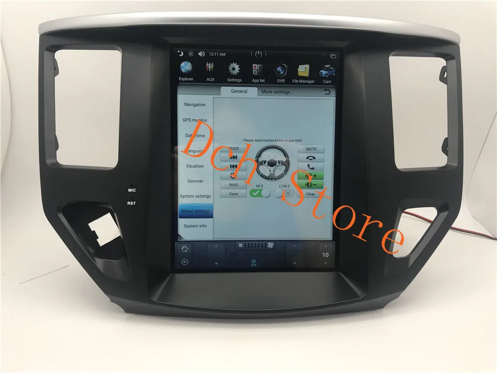 10,4 ''PX6 tesla стиль Android 8,1 автомобильный dvd-плеер gps навигация для NISSAN Pathfinder 2013 ips