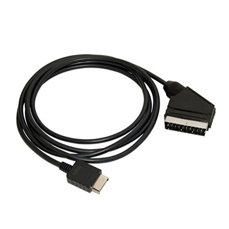 

Кабель Ruitroliker RGB Scart, 10 шт., 1,8 м, провод AV для ТВ, PS1, PS2, PS3, тонкая линейная консоль
