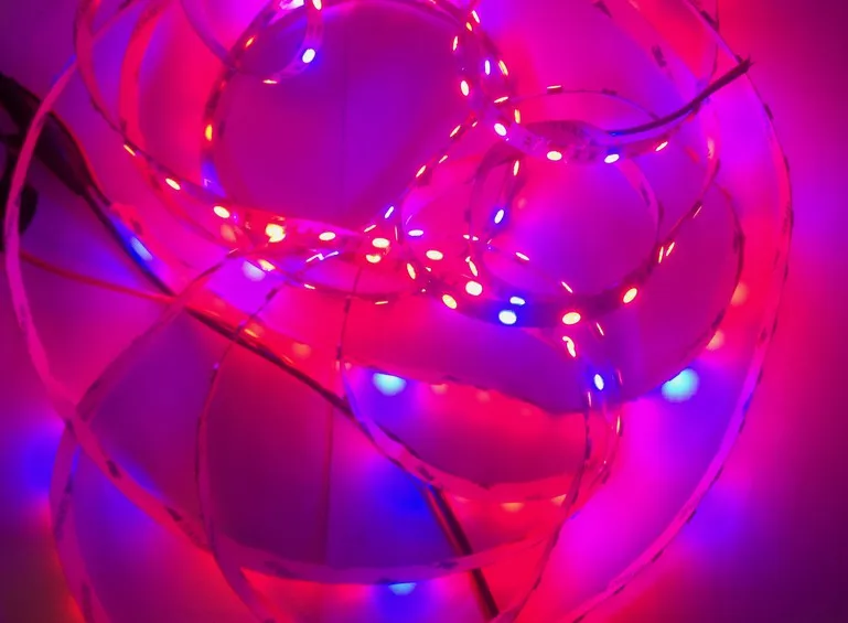 5mX Высококачественная Светодиодная лента для выращивания растений красный: