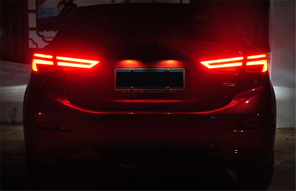 2 предмета в комплекте для Mazda3 Axela 2014 2015 2016 2017 2018 хвост светильник s Mazda 3 M3