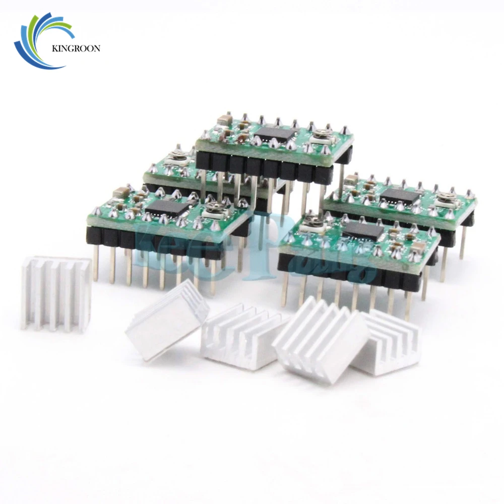 KINGROON Новый 3D Принтер Комплект RAMPS + 2004 ЖК контроллер MEGA 2560 R3 A4988 Драйвер