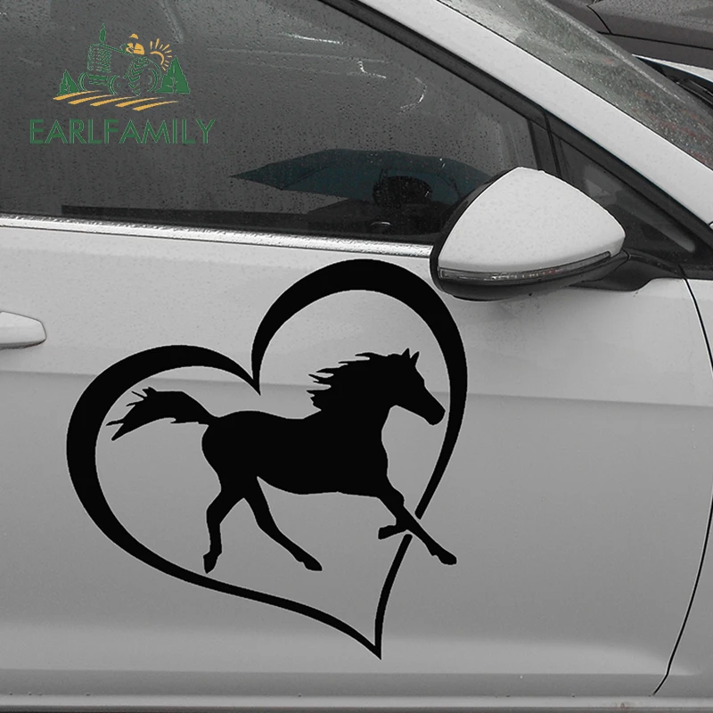 EARLFAMILY 2x Handsome Horse Protection Under The People's Love Still Beautiful Car Stickers Wall Car Cover Vinyl Decal 9 Colors EARLFAMILY 2x Handsome Horse Protection Under The People's Love Still Beautiful Car Stickers Wall Car Cover Vinyl Decal 9 Colors