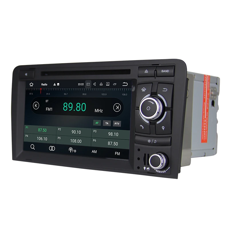Сенсорный экран 7 ''Android 8 1 0 автомобиля Радио Стерео DVD плеер gps для Audi A3 2003 2012 S3
