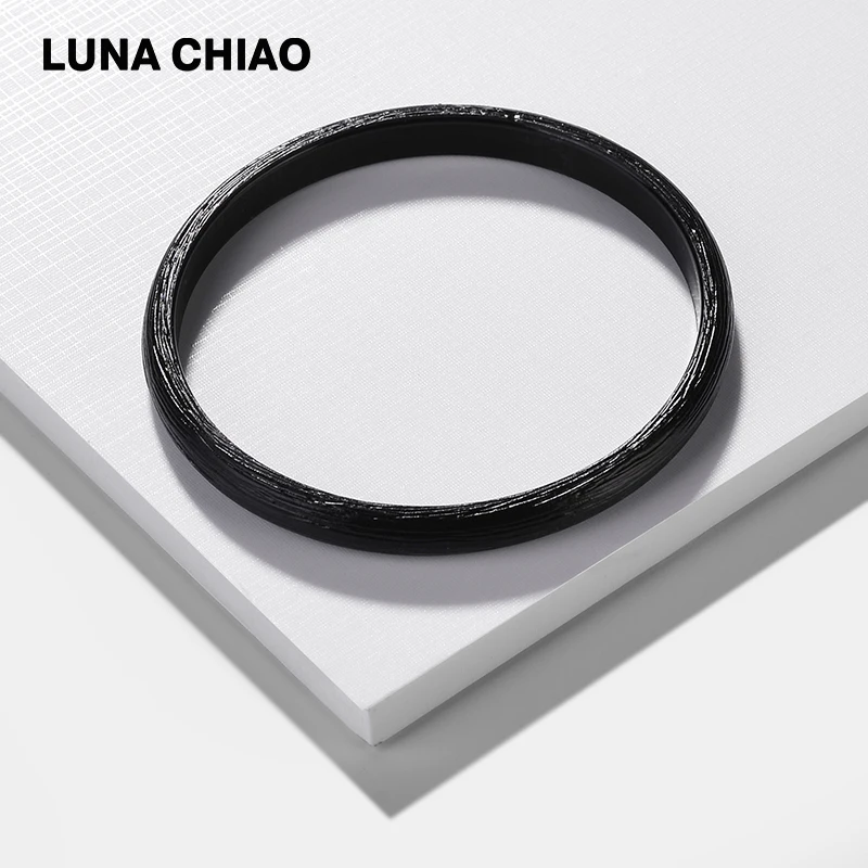 LUNA CHIAO матовый прозрачный Смола браслет акриловые браслеты ювелирные изделия для