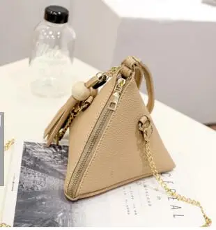 Новинка весны 2017 Треугольные сумки Корейская версия для макияжа с кисточками|korean