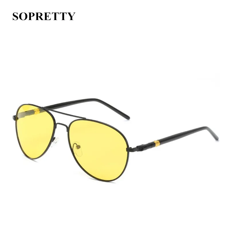 

SOPRETTY Classic Men Polarized Sunglasses High Quality Driving Pilot Night Vision Goggles Male Eyewear N165