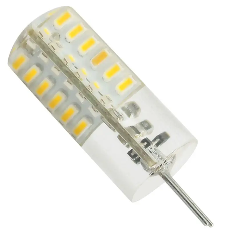4 шт. в упаковке G4 Лампа 48 SMD 3014 DC 12V 6ВТ 440 500LM светодиодный светильник LED лампы