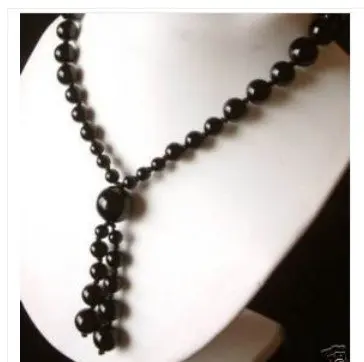 

Beautiful BLACK jades necklace pendant