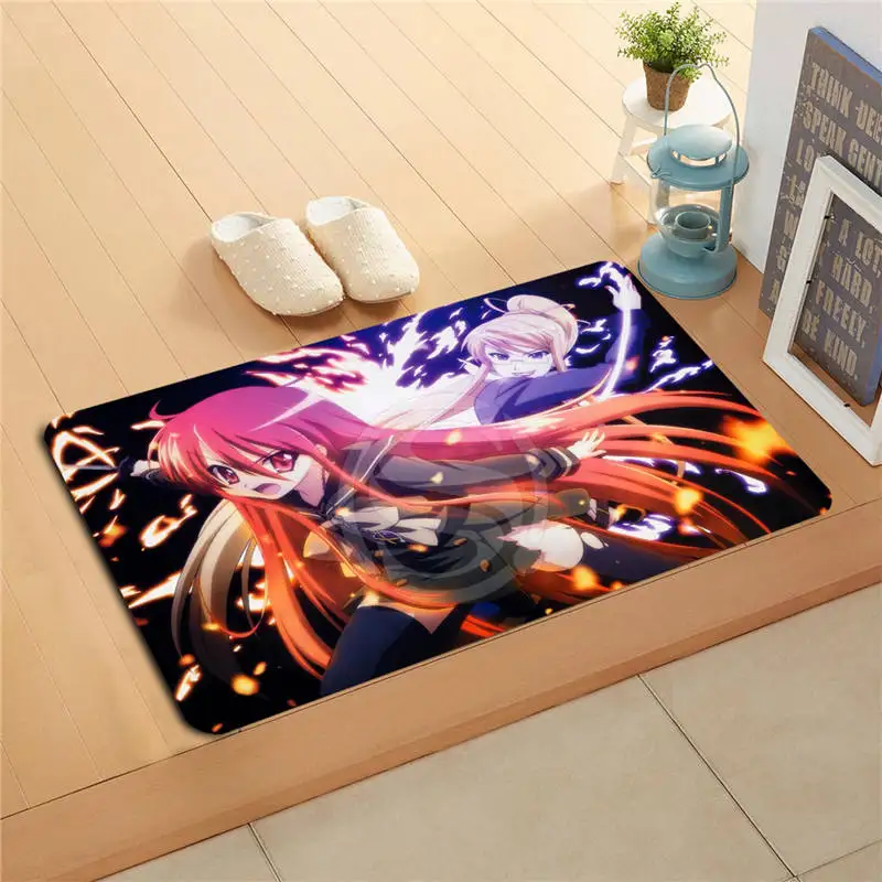 W620 #3 пользовательский девушка шакюган no shana Anime дверной коврик с акварельной