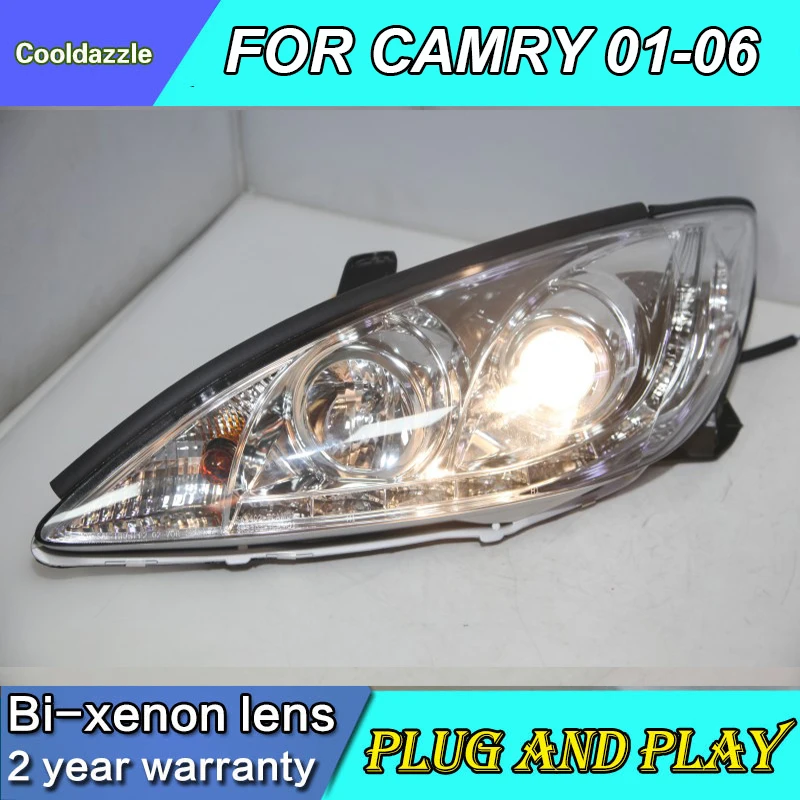 Автомобильный Стайлинг 2001 2002 2003 2004 2005 2006 год для Toyota Camry светодиодный головной