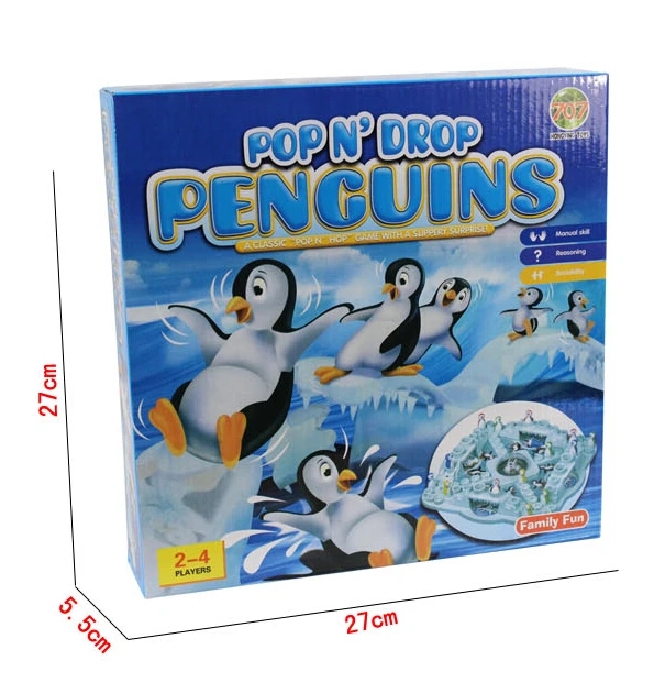Пластиковая игрушка детский подарок на день рождения пингвин Летающие шахматы pop