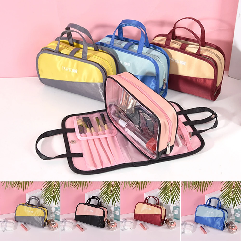 1 шт. многофункциональная водонепроницаемая сумка для макияжа из ткани Оксфорд