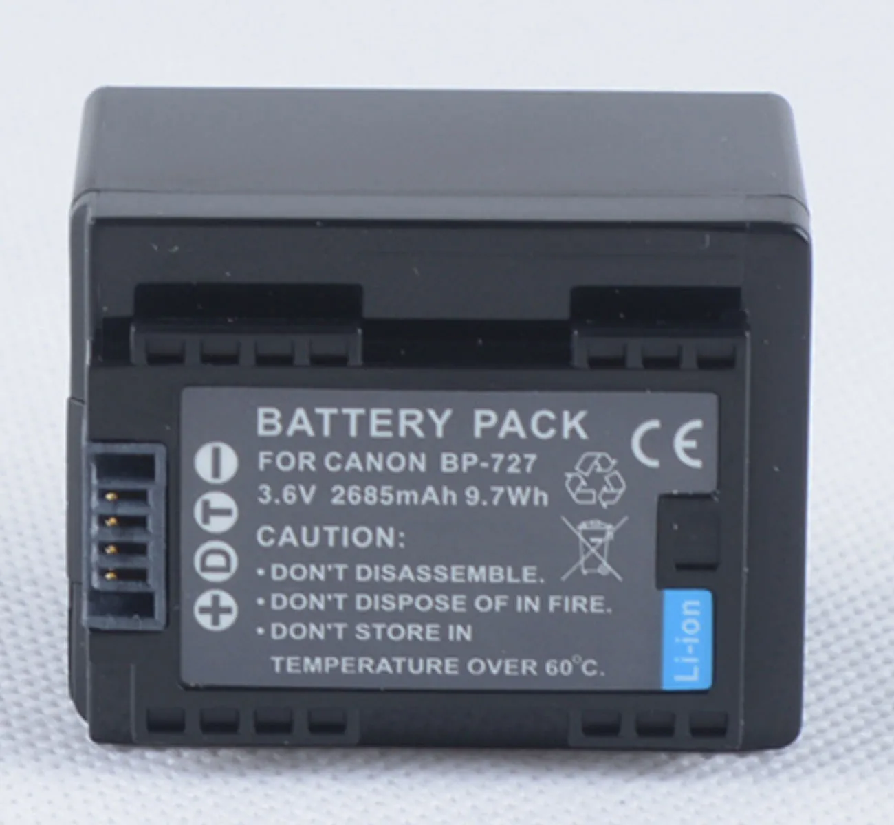 Аккумуляторная батарея для видеокамеры Canon LEGRIA HF R86, R87, R88, R306, R406, R506, R606, R706, R806, HF M52, M56, M60, M506 HD