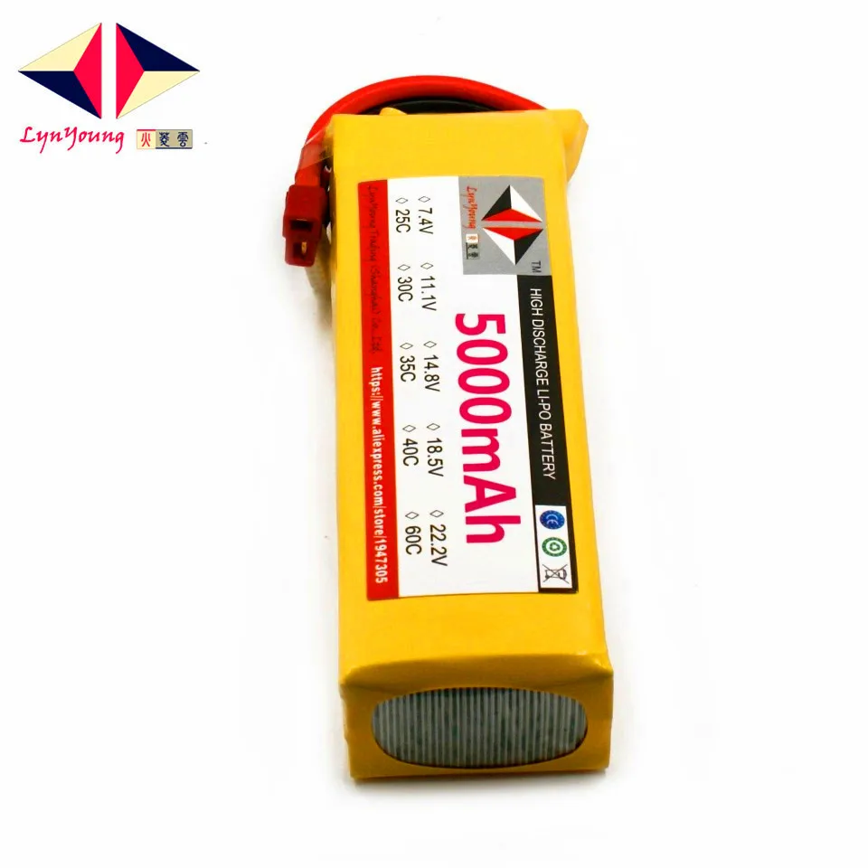 HX Lipo батарея 5S 18 5 V 5000mah 40C для радиоуправляемого дрона квадрокоптера вертолета