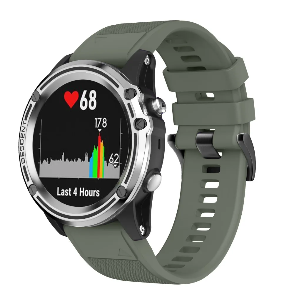 Быстрый Легкий силиконовый ремешок для часов Garmin Fenix 5 Sapphire Quatix Forerunner 935 подход S60