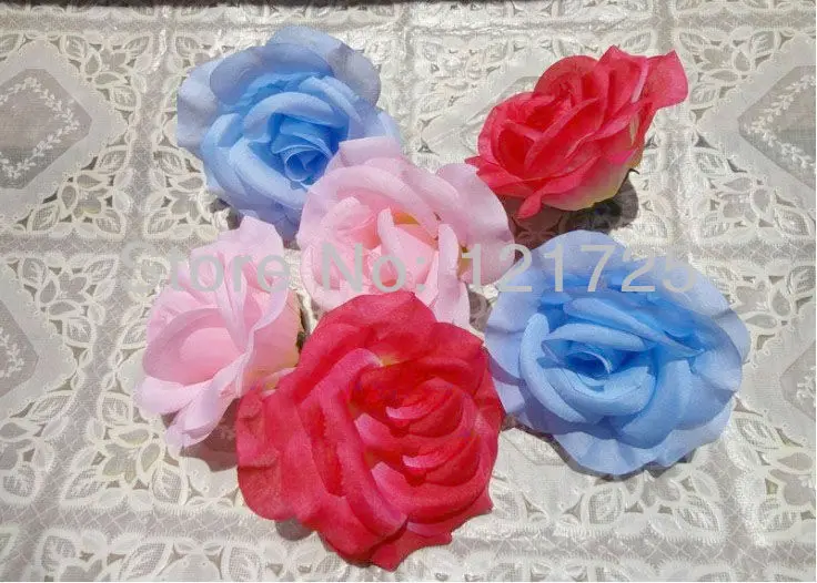 

11CM artificial flower rose head for DIY