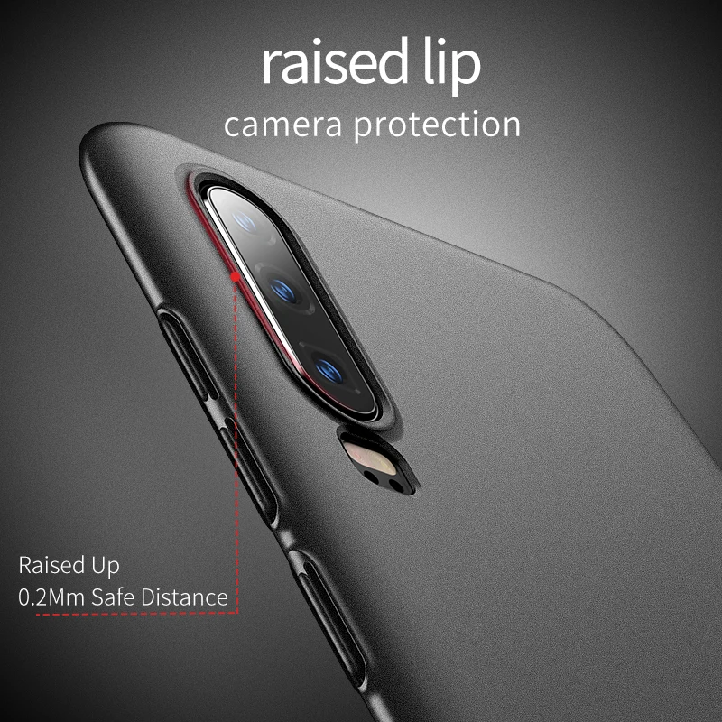 Чехол для Huawei P30 lite MSVII тонкий матовый жесткий чехол телефона из поликарбоната