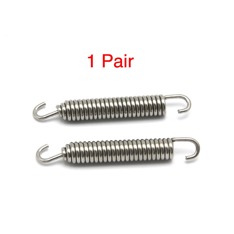 

Пружины для выхлопной системы мотоцикла, полностью вращающиеся, из нержавеющей стали, 2/6/10 шт.