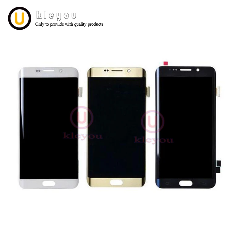 5 1 &quotоригинальный 100% тест супер AMOLED для samsung Galaxy S6 Edge g925 ЖК-дисплей с сенсорным