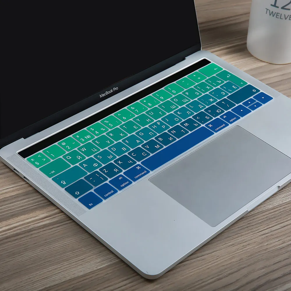 

Наклейка на клавиатуру для Macbook Pro 13, 15, 2019, A2159, A1706, A1707
