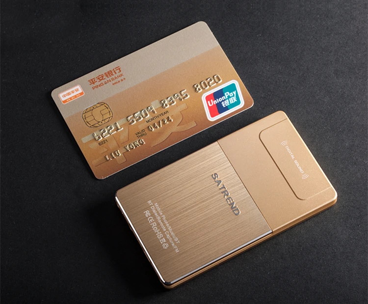 Ультратонкий мобильный телефон с кредитной картой Fsmart SATREND A10 Dual Sim GSM