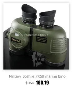 Водонепроницаемые противотуманные бинокли Boshile 10x50 темно-синий телескопы с дальномером компас сетка подсветка ночного видения телескоп