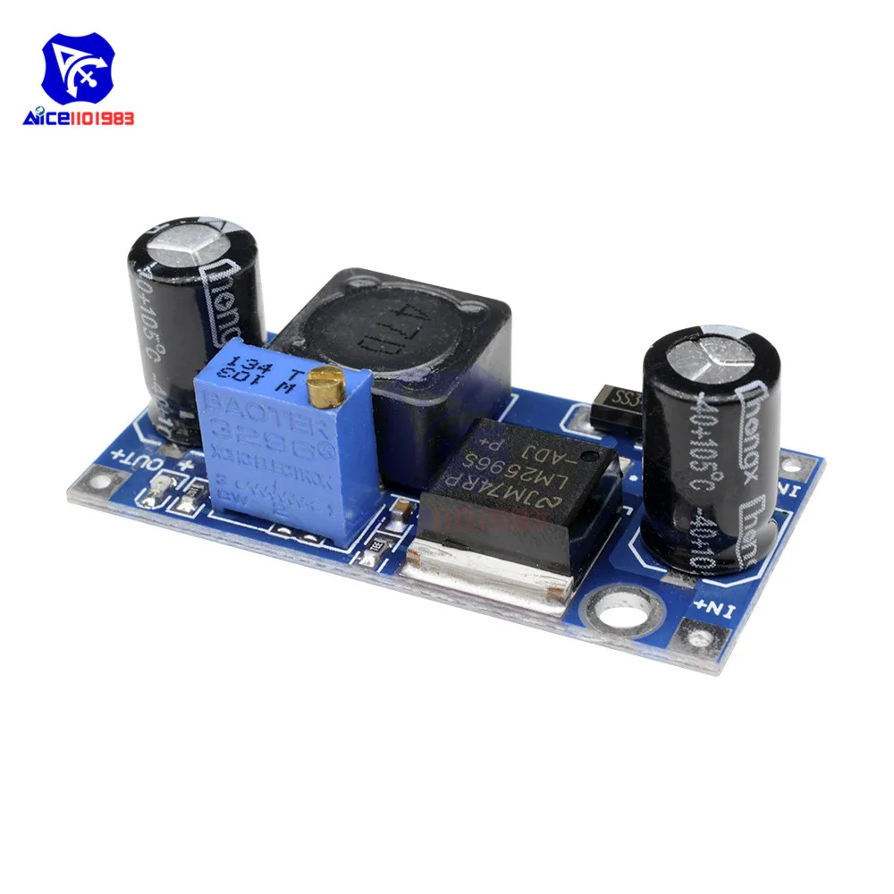 DC 4V 35V 1 23 V 30V 3A понижающий преобразователь модуль LM2596 плата питания выход 150KHz|buck