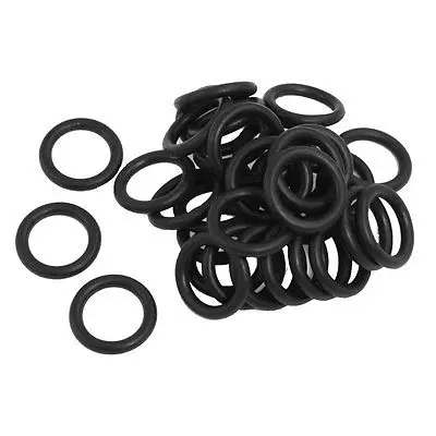 

100 х черные нитриловые резиновые уплотнительные кольца уплотнение 14 мм x 20 мм x 3 мм