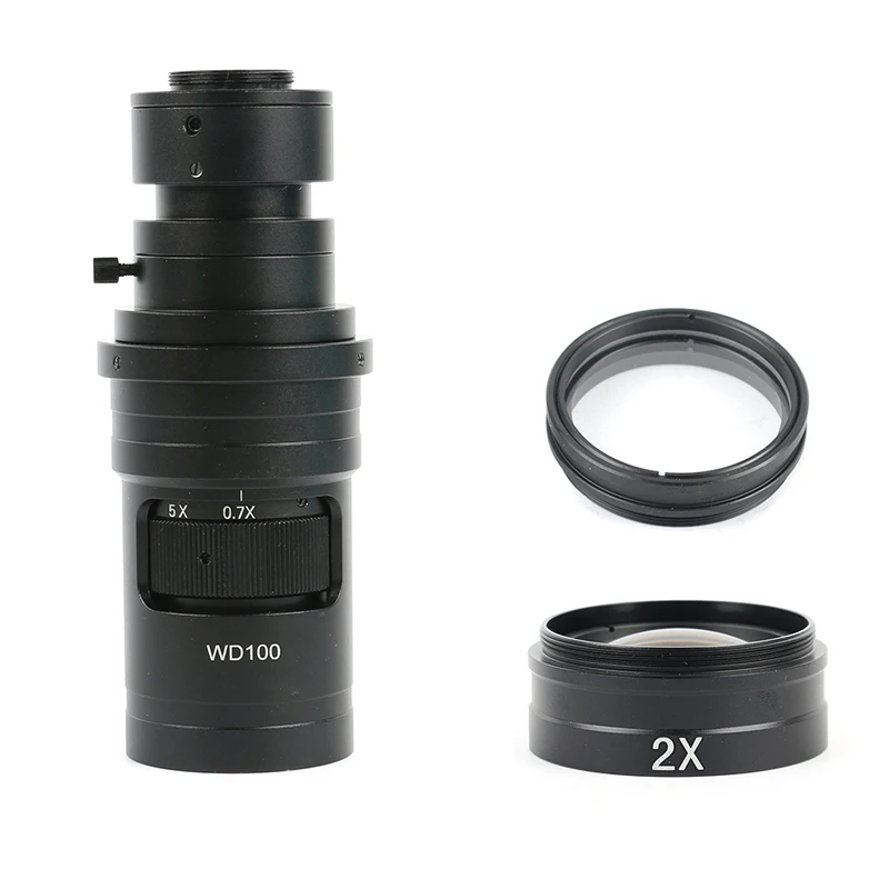 400X 1000X регулируемое увеличительное стекло Объектив C mount Zoom очки Оптические convex объектив для HDMI VGA USB цифровой видео микроскоп камера