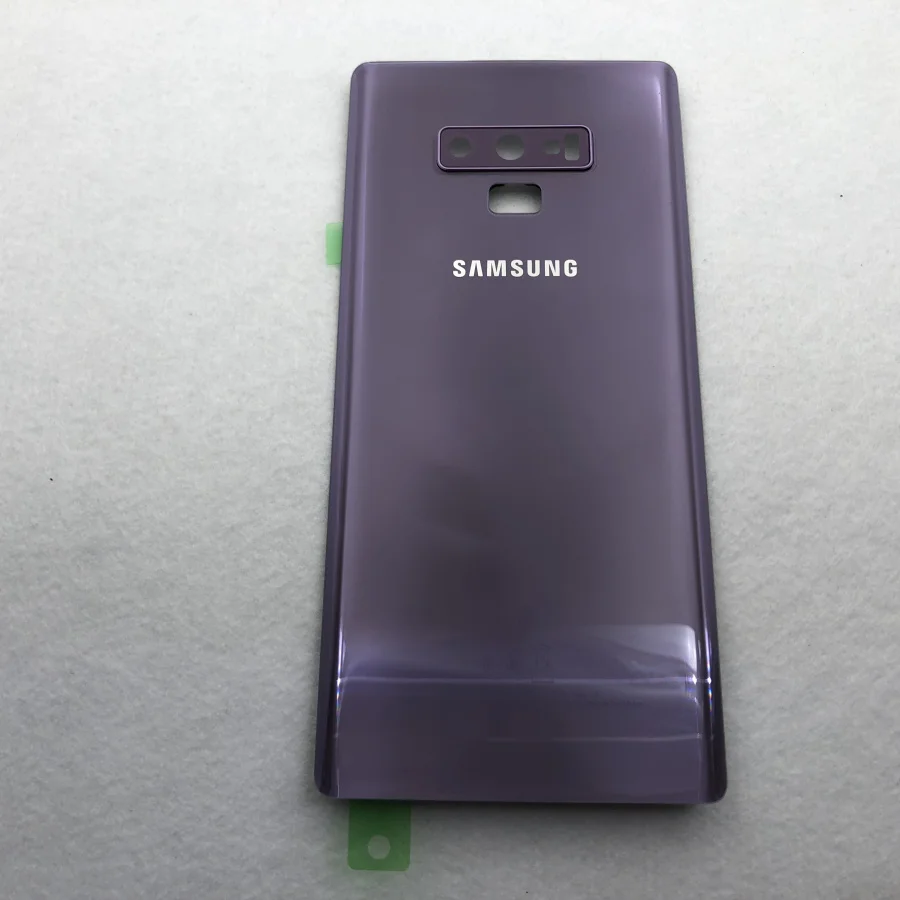 Note 9 purple Note9 чехол на заднюю батарейку для samsung Galaxy Note 9 N960 N960F N9600 задняя крышка на стекло+ объектив для камеры - Цвет: Note 9 purple